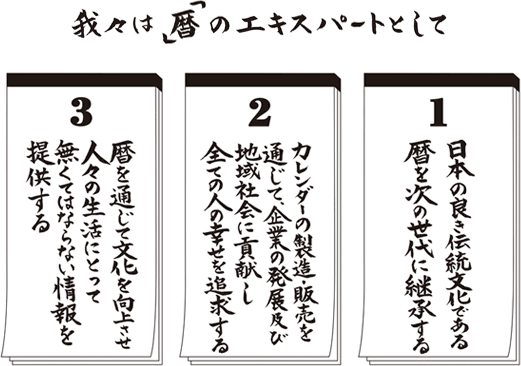 我々は「暦」のエキスパートとして